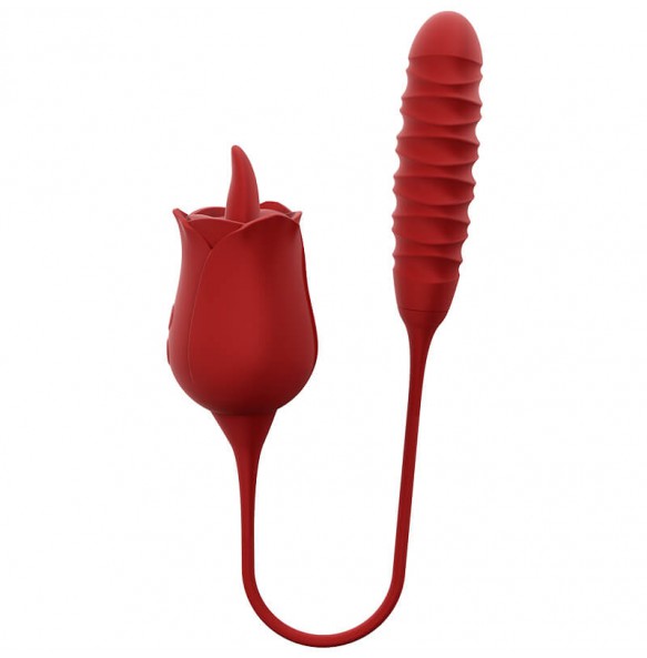 MizzZee - Kiss Tongue Vibrator (Chargeable - Red)